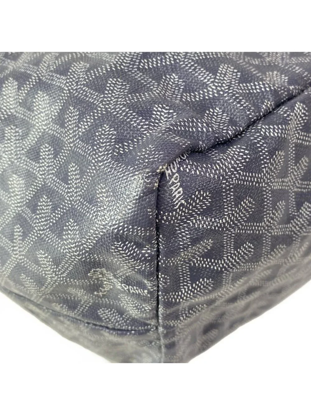Goyard Tote Saint Louis GM Gray Leather